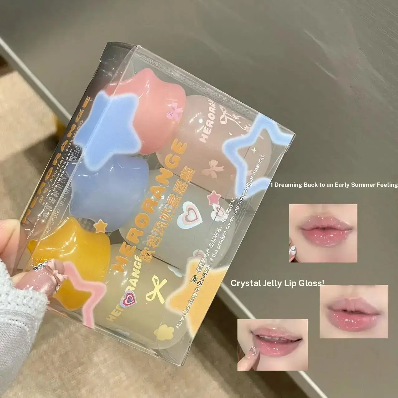Oro Wind Milk Star Lip Gloss, Daily Hydrating Formula Moisturizing Radiant Clear Water Shine Lips, Base Layer Stackable Lip Balm, Dry Skin Repair Cream, Lip Care, Glossy, Lip Jelly, Hydrating Lip Glaze, Hydrating Glosses, Nourishing Lipgloss, Soft Lips