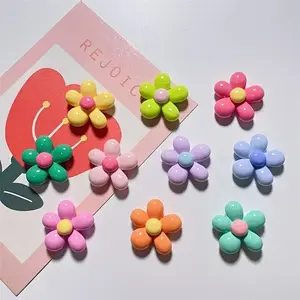 Colorful Floral Decorative Magnetic Flower Refrigerator Magnets, Fun Kitchen Decor, Whiteboard Storage Cabinet Magnet, Dishwasher Magnet, Home Decoration