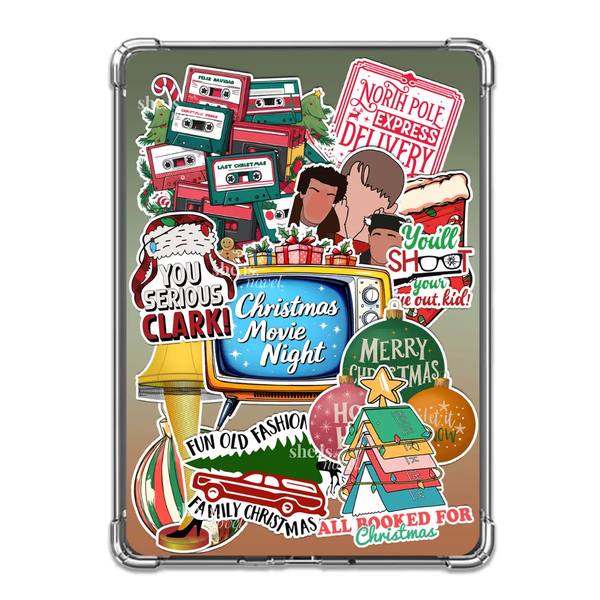 Christmas Movie Night-  Kindle | Kobo | Boox E-Reader Cardstock Inserts