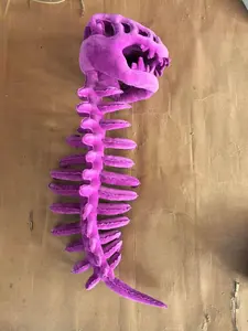2026 New Spinosaurus Skeleton Costume 3D Skull Mask Plush Spine Dress-Up Outfit for Kids Adults Halloween Party Cosplay