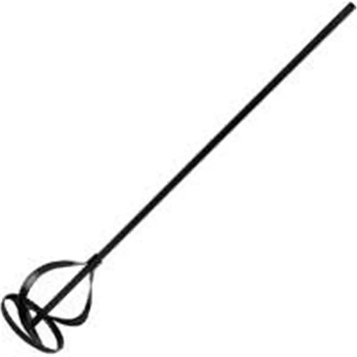 212 MAIN 4 In. Drill-Attachable Mudslinger Mixer - Hexagonal Shaft, Welded Steel Power Tool with 4 In. Diameter Impeller for Automotive Paint Care, Drill-Compatiable for Electrostatic Coat Applications