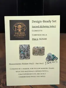 Rectangle Shape - Confetti Chrysocolla - Sacred Alchemy Select - Design-Ready Set