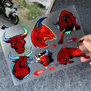 Car Sticker, Car Door Sticker, Reflective Motorcycle Sticker, Racing Motorcycle Helmet Decorative Sticker, Cool Car Decoration, Car Exterior Accessories
