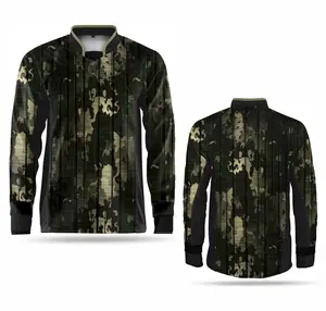 Galaxy High Quality Paintball Long Sleeve Padded Lightweight Jersey Dark Green - 1009