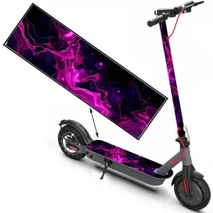 Purple Fantasy Nebula Fluid, Trend Scooter Stickers, Skateboard Stickers, Scooter Floor Mat Stickers, Cool Skateboard