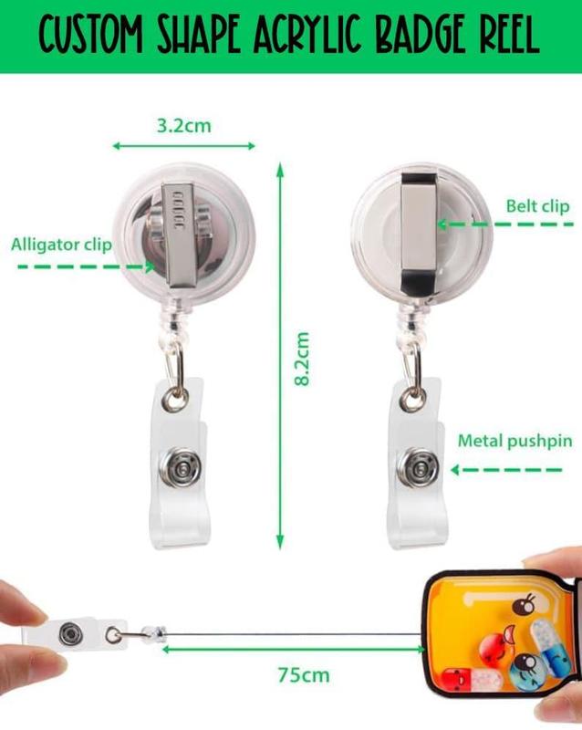 Good Noodle Interchangeable Badge Reel, Gold Star Badge Reel, Gift for Nurse/ Teacher, Funny Badge Reel