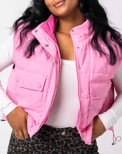 Erin Two Tone Puffer Vest