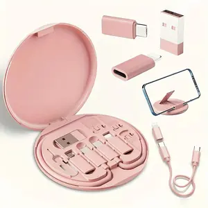 Data cable 60W adapter, multi-function storage box compact set