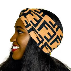 FIFI Wide Lycra Satin-lined Headband