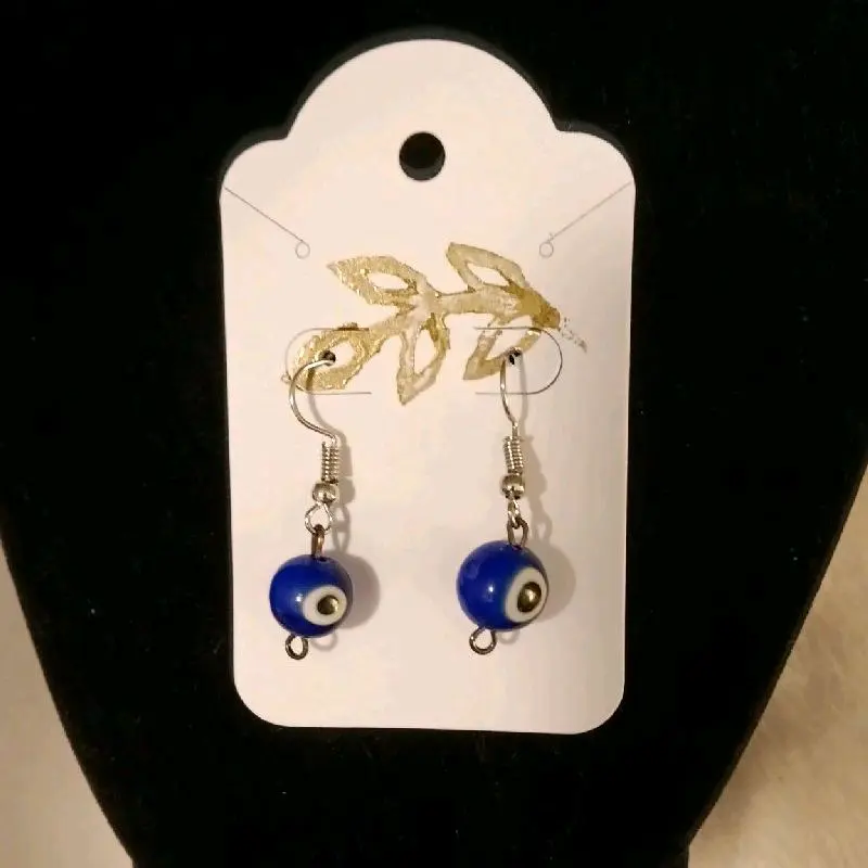 Small Evil Eye Protection Earrings