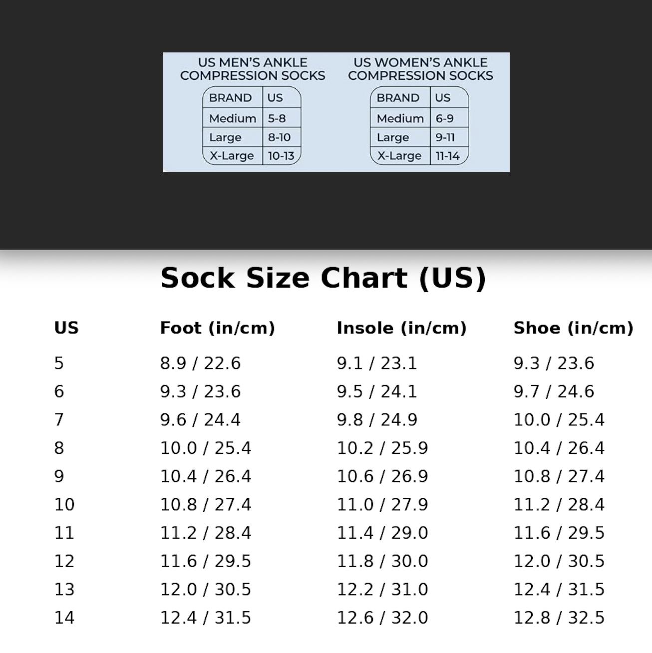 Doctor's Select Copper Compression Socks for Ankle Support - 4 Pairs for Women and Men