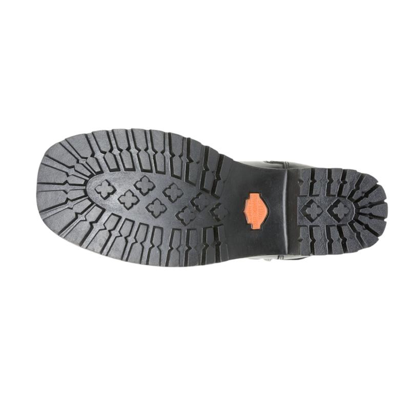 Harley-Davidson Footwear Womens Leyton Casual Boots Ankle Low Heel 1-2" - Black