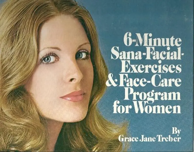 USED-6-minute sana-facial-exercises & face-care program for women by Grace Jane Treber (Paperback)