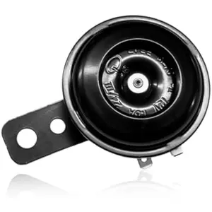 Motorcycle Electric Horn, 12V 1.5A 105db Waterproof Round Loud Horn Speaker, Universal Small Air Horn Electric Loud Speaker for Motorcycle Scooter Dirt Bike ATV UTV