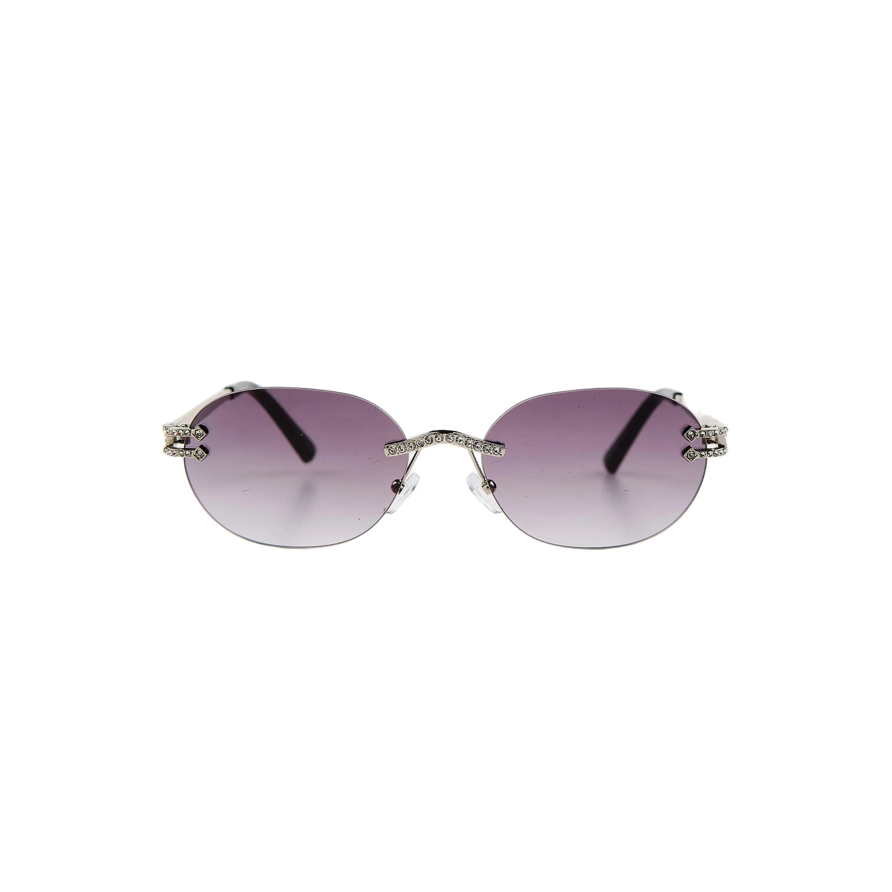 Angelita Black/Silver Sunglasses