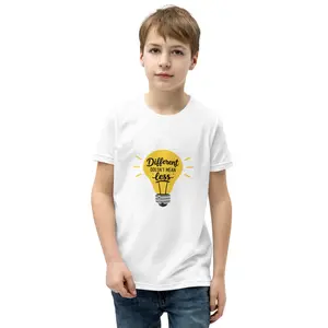 Youth "Different Doesn't Mean Less" Short Sleeve T-Shirt