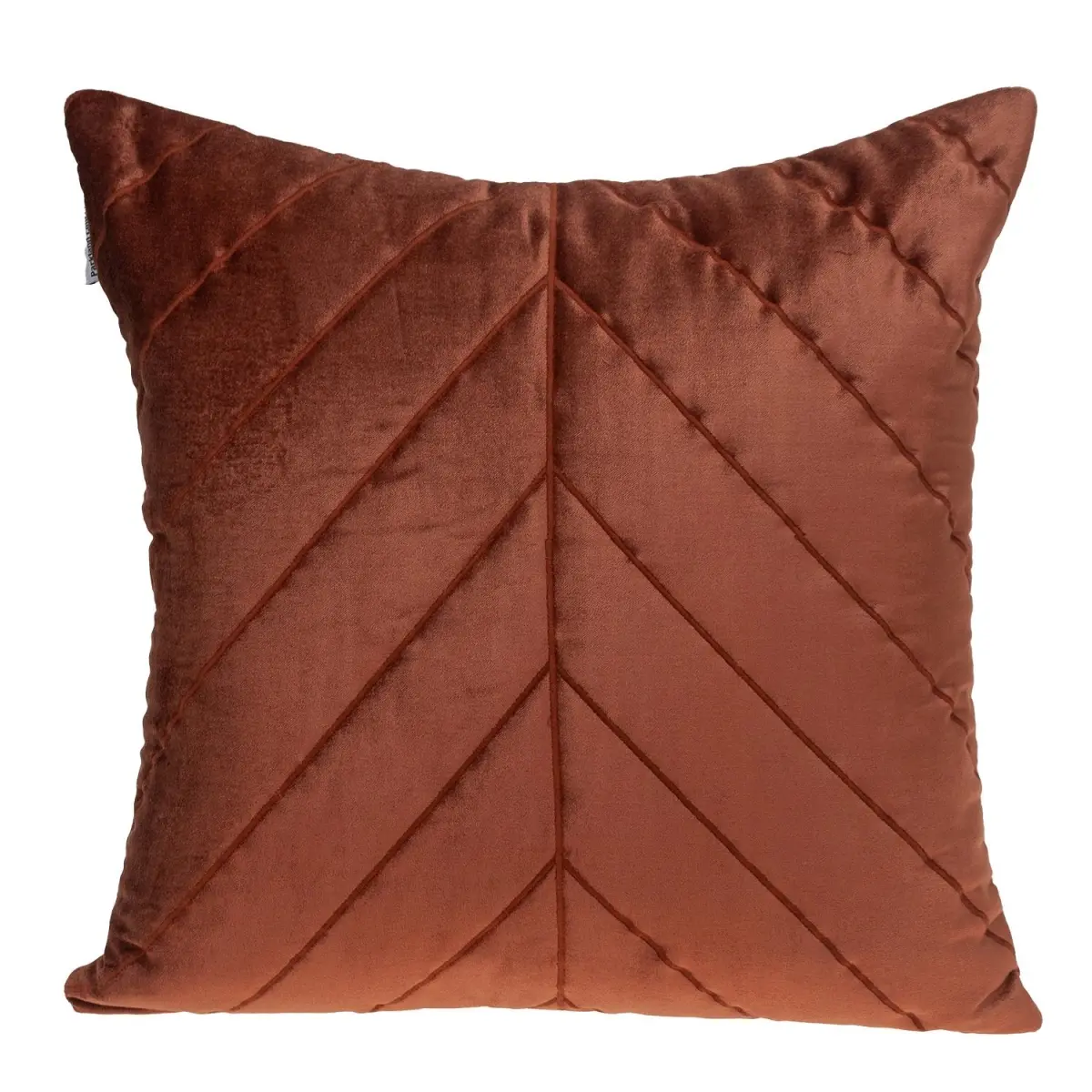 360 Stand Burnt Orange Square Throw Pillow - Parkland Tobyn Transitional Style, Poly Fill Cushion (Model PILL21277P), Filled Cushion Covers, Soft Cushions