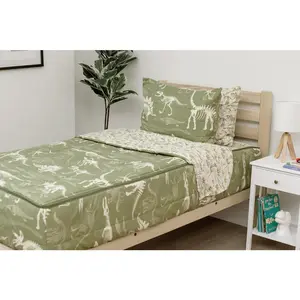 Fossils Zipper Bedding