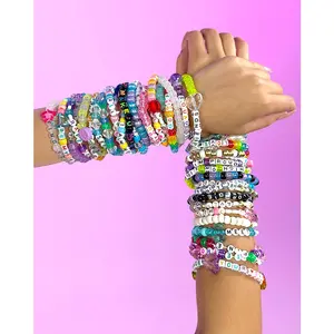 "Good Vibes" 12pc Pre-Made Kandi Bracelets