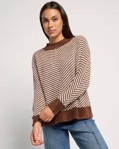 Harvest Moon Chevron Stripe Sweater