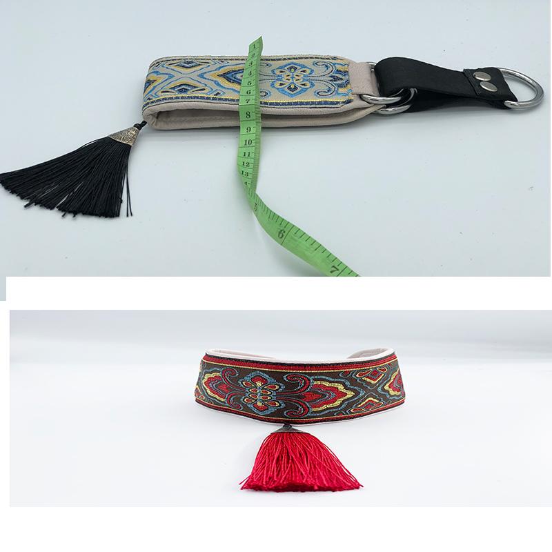 Ethnic Style Leather Dog Collar Small and Medium-Sized Dog Collar Greyhound Whippet collar (non-adjustable) Ethnic Style Leather Dog Collar Small and Medium-Sized Dog Collar Greyhound Whippet collar (non-adjustable)