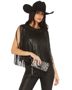 Wrangler Women's Boot Barn Leopard Print Wallet - Shy04-W056 Lp-Bk