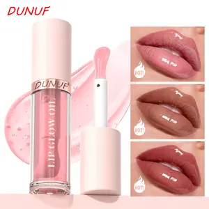 Moisturizing Lip Oil, Long-Lasting Highlighter Lip Gloss, Crystal Clear Mirror Finish, Lightweight Non-Greasy, Essential Daily Lip Care Makeup