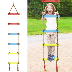 Climbing Rope Ladder, Indoor & Outdoor Fitness Climbing Ladder, Tree Climbing Ladder, Active Recreation Accessories for Kids & Adults