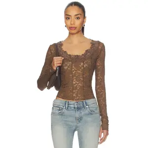 Free People All Night Long Sleeve in Teak