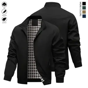 Spring and Autumn Fashion Men's Casual Jacket, Trend Men's College Jacket for Seasonal Wear, Men's Sports Top Jacket