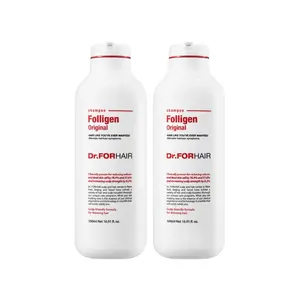 Dr. FORHAIR Folligen Original Shampoo 25.36 Fluid Ounce Pack of 2 for Glowing Hair Care 16.91 fl oz Each Bottle