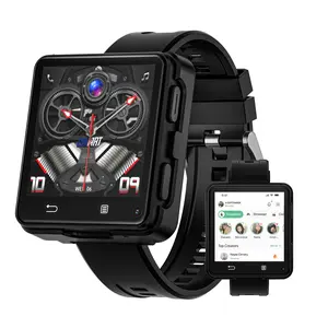 LOKMAT 4G Smart Watch Phone Call, 4GB+64GB Android 11 CPU MTK6761 Smartwatch, 2.64" Large Screen Gaming Watch 1200mAh Type-C Port Dual Camera WiFi Bluetooth GPS Smart Watches for Men