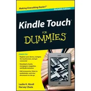 USED-Kindle Touch for Dummies by Harvey Chute (Paperback)