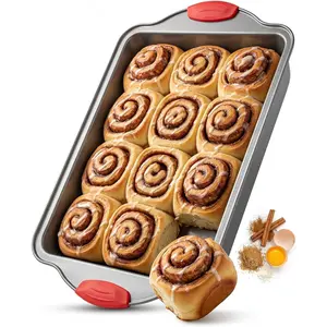 Non-stick 9x13 Rectangular Cake Pan - Durable Baking Pan for Oven Delights & Sheet Cakes - , PTFE & PFOA Free