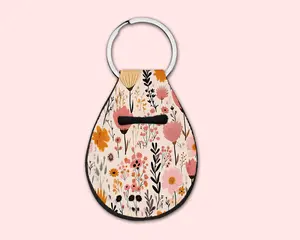 Coin Quarter Holder for Keychain, Keychain Gift, Coquette Cute Style, Keychain Accessories, AirTag Holder Keyring