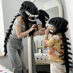 Realistic 3D Dinosaur Costume, Halloween Christmas New Year Cosplay, Theme Party Prop, Plush Toy Gift, Funny Birthday Present