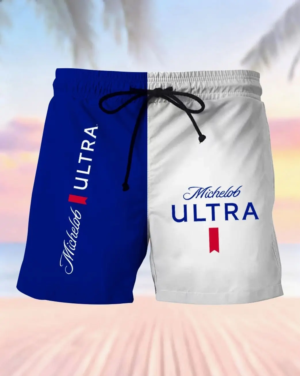 Michelob Ultra Men's Drinking Beach Shorts VO5
