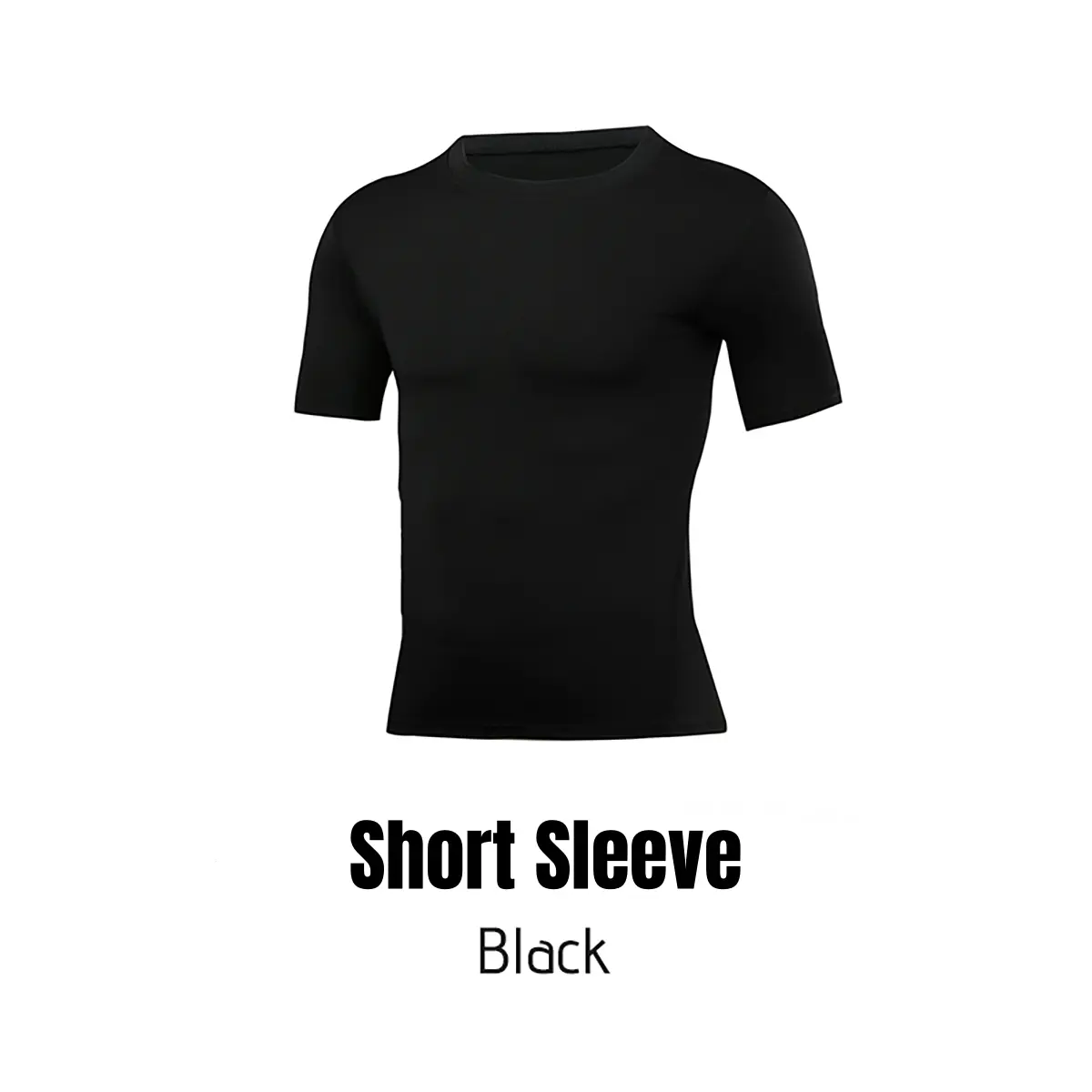 PSYCHE Herren Kompressionsshirt Cool Trocken Kurzarm Unterwäsche Sport Training T-Shirt, Schweißableitend Ultra-Atmungsaktiv Muskelstütze