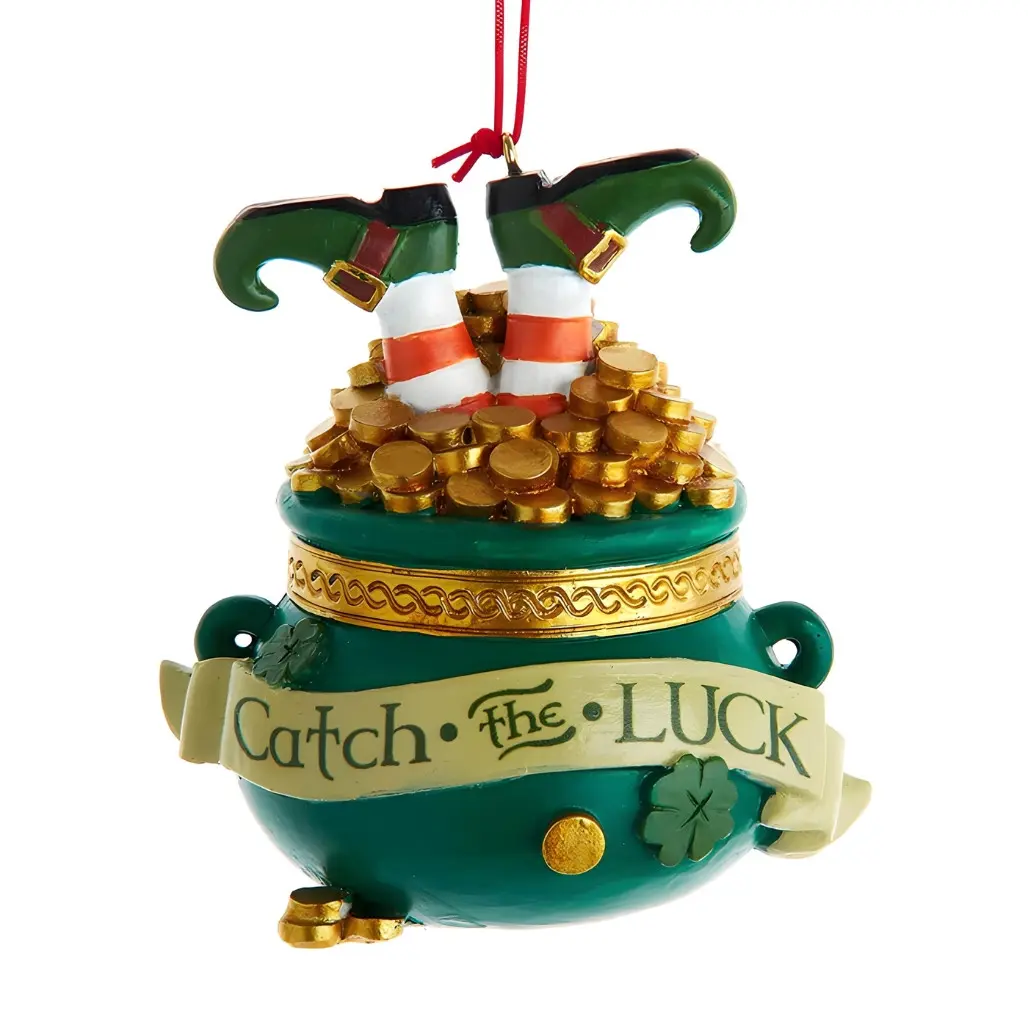 Irish Pot of Gold Ornament