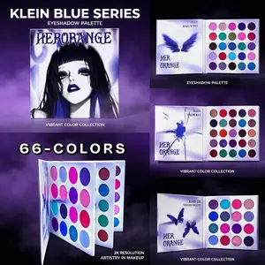 3 pages of makeup magic book, makeup palette set including 66 eye shadow colors,Highly Pigmented Rainbow Palette For Eyes And Face Super Pigmented. Blendable, Waterproof, Long-Lasting, Cruelty-Free Makeup for Beginners Water Proof Cosmetic Eyeshadow !