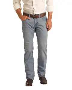 Rock & Roll Denim Men's Pistol Stackable Boot Cut Light Wash Jean