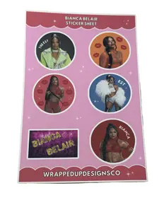 Bianca Inspired Vinyl Sticker Sheet