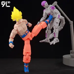 9L3D Lucky13 Goku 1.0 Cheap Holiday Gift Titan13 Idea Movable Dummy13 Figure Set Anime Fans Gifts Collectible Multi-Jointed Toys