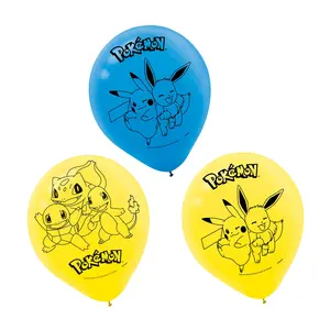 Pokemon Party Latex Balloons - 6 pack (a112408)