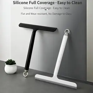 Multipurpose Cleaning Squeegee (Pack of 5) - Durable Plastic Body, Scraper Blade, Comfortable Handle, Hanging Hook for Space-Saving Storage, Bath & Kitchen Sink Multi-Surface Clean Tool for Homeowners