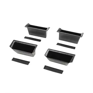 For 2018+ Dodge RAM Inner Door Armrest Storage Box Tray Case