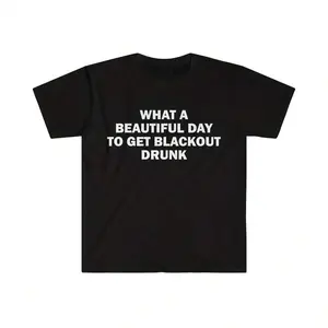 Alcoholic T-shirt, Humorous T-shirt, Funny Gift, Hilarious Meme Shirt, Unisex Offensive T-shirt, Joke T-shirt, Satirical Shirt - Large Size
