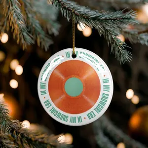 The Life Of Christmas Girl Ornament, Christmas Ceramic Ornament