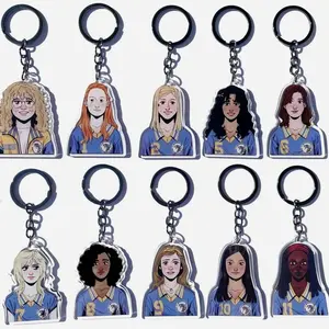 Yellowjackets Character Keychain - Clear Acrylic Charm