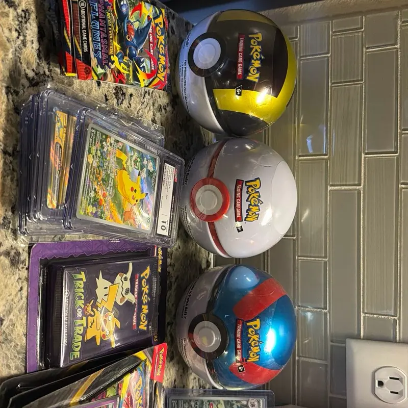 Pokemon Trading Card Game Collectible Ball for Kids Ages 6+ Official Trading  Cards Inside - TikTok Shop